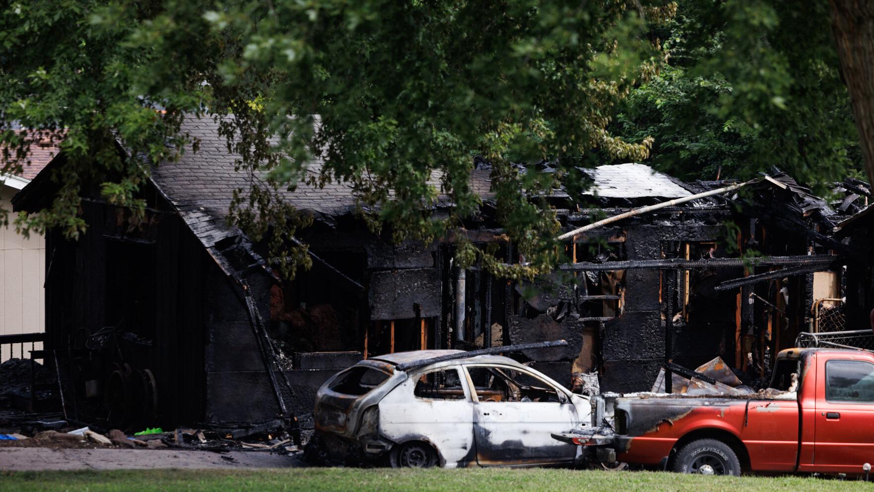 Photos: Two dead after shooting, fire in Glenwood, Iowa